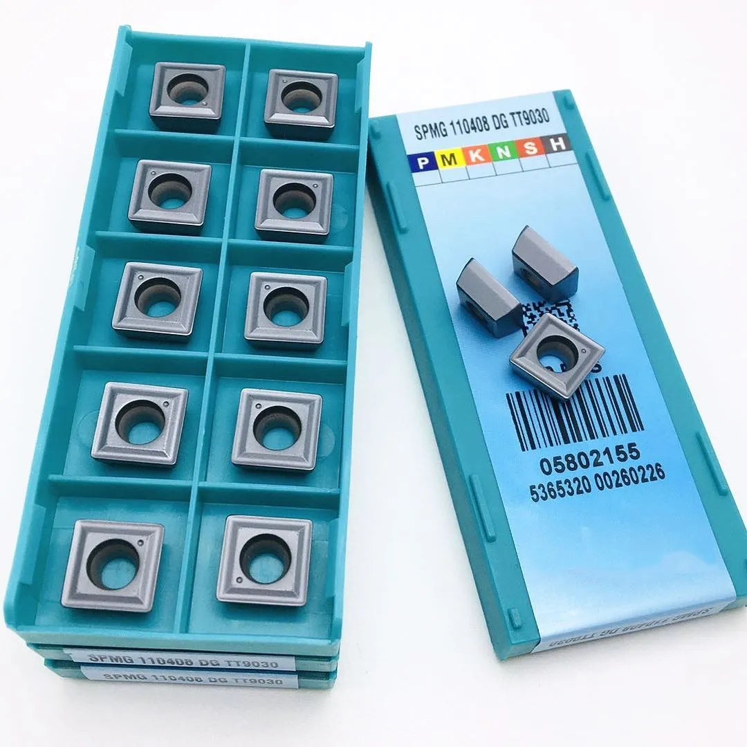 Твердосплавные вставки SPMG110408 DG TT9030 TT8020 для U-дрели металлические детали станков
