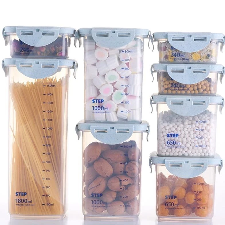 

Grain Spice Box Kitchen Food Storage Containers Refrigerator Organizer Box Plastic Storage Box