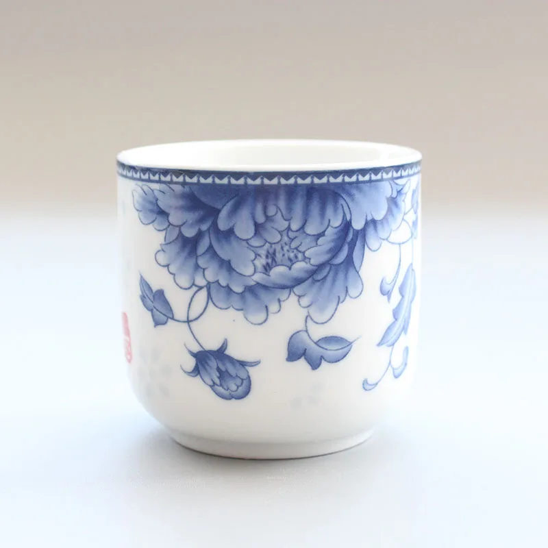 Jingdezhen Teacup Big Size Ceramic Tasting Tea Cup Drinkware Creative Transparent Beer Coffee Wine Whisky Mug | Дом и сад