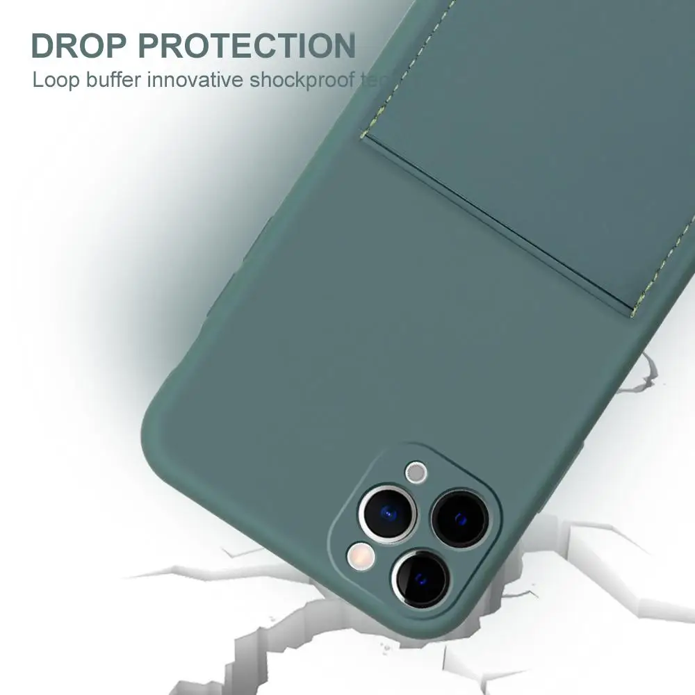 Роскошный оригинальный силиконовый чехол для полной защиты iPhone SE 2020 12 11 Pro Max X XR Xs