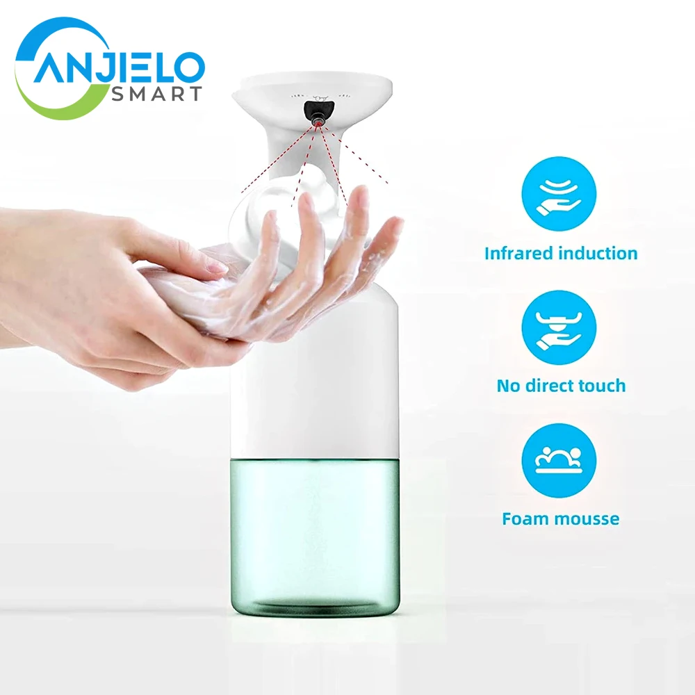 

Умный автоматический диспенсер для мыла, Бесконтактный Диспенсер для дезинфицирующего средства для рук, регулируемый бесконтактный диспе...