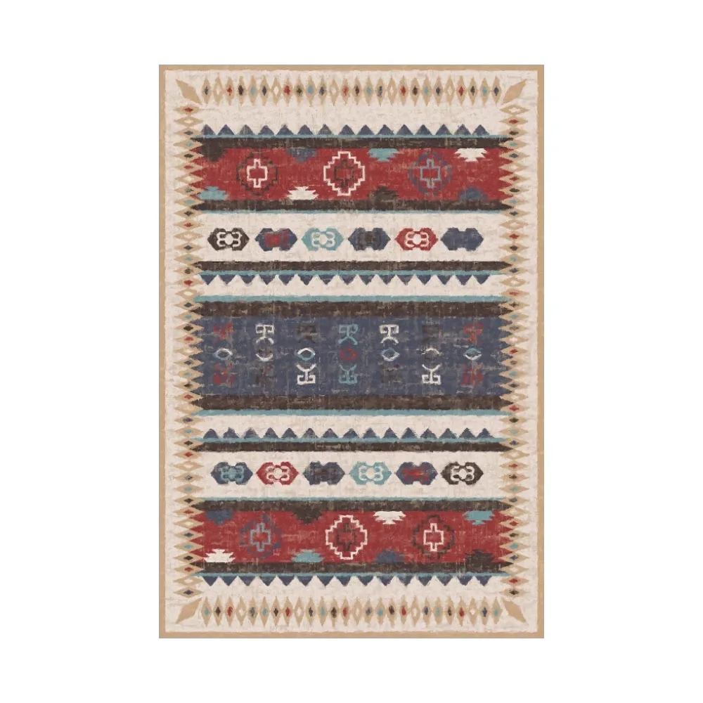 Винтажный Индийский этнический стиль ковры для гостиной Нескользящие и против