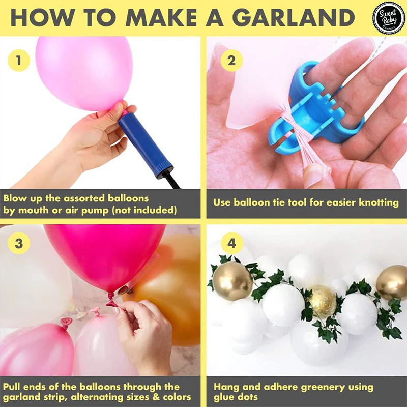 Детские украшения для душа девочек набор розовых воздушных шаров арка гирлянда