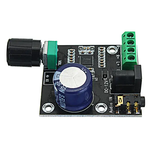 PAM8610 Dual Channel DC 12V HD Pure Digital o Stereo Amplifier Board Class D 15W x 2 High Power Module | Электроника