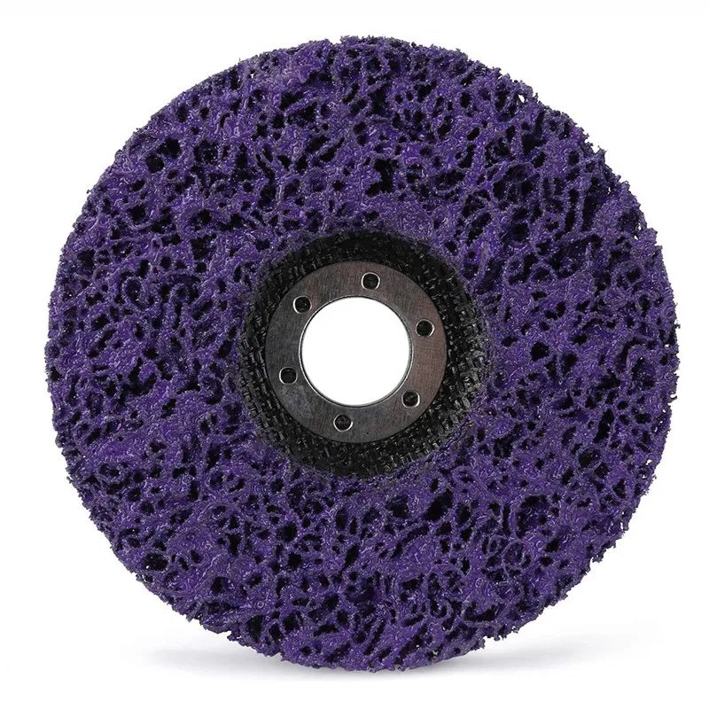 125mm Poly Strip Disc Abrasive Wheel Paint Rust Remover Clean Grinding Wheels for Durable Angle Grinder Car Truck Motorcycles
