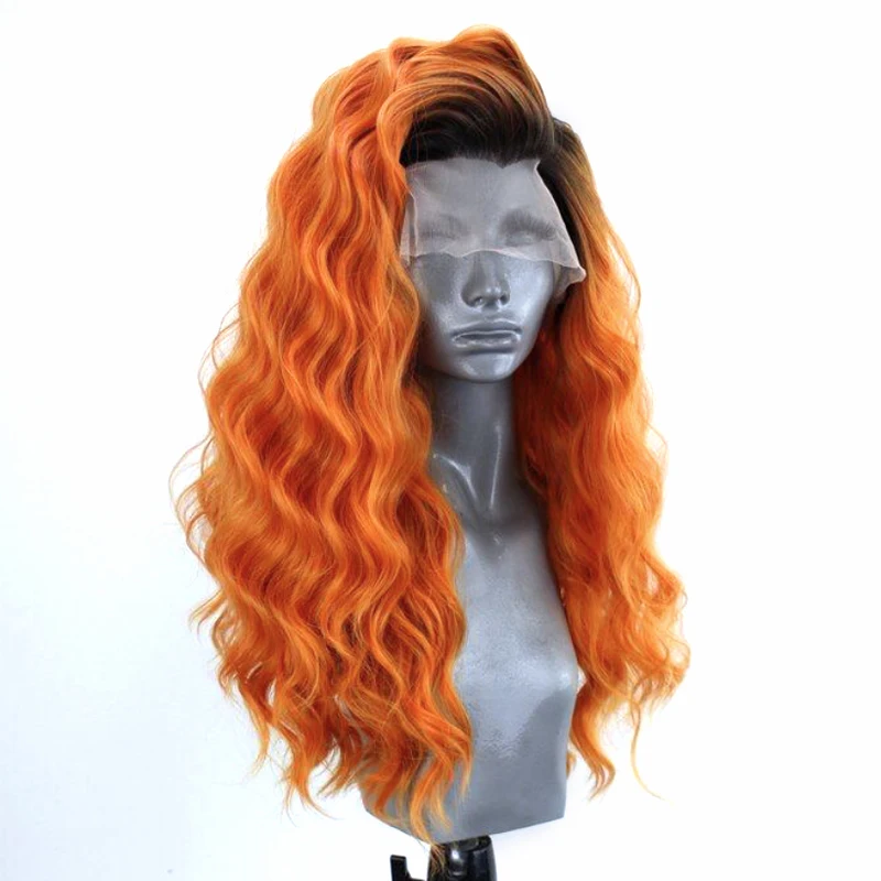 Парик длинный кудрявый харизма высокотемпературные волосы синтетический