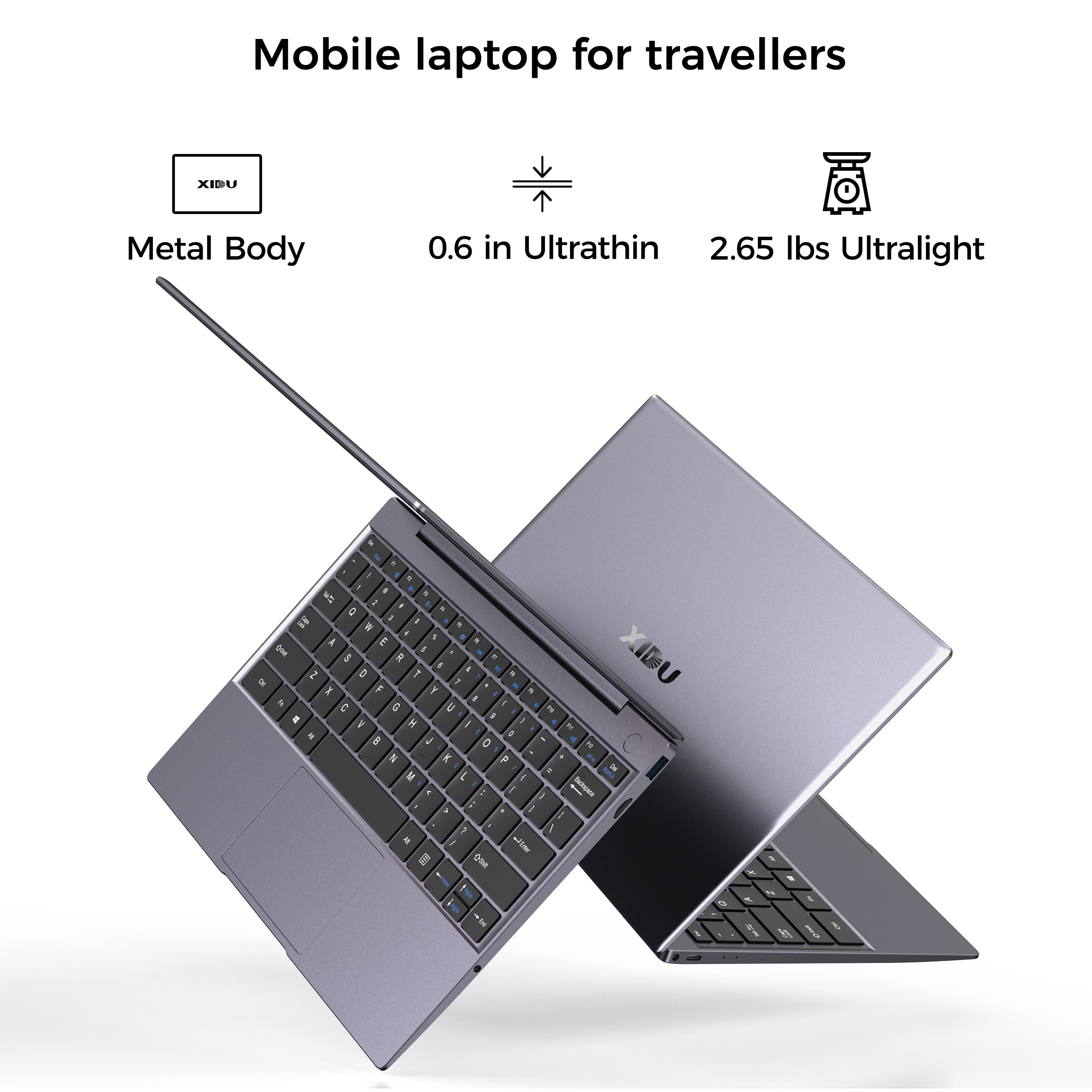 xidu tour pro 12 5 inch laptop 128gb rom 8gb ram intel 3867u 8th gen fast speed processor for business with backlight keyboard free global shipping