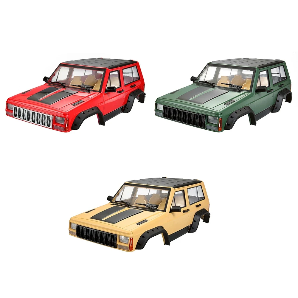 

Полный комплект колесной базы 313 мм для JEEP Cherokee, комплект жесткого корпуса для 1/10 RC Crawler Axial SCX10 и SCX10 II 90046 90047 Traxxas TRX4