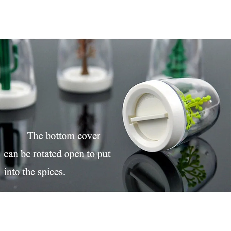 4 шт./компл. четыре сезона дерево контейнеры для приправ солонка травы специй