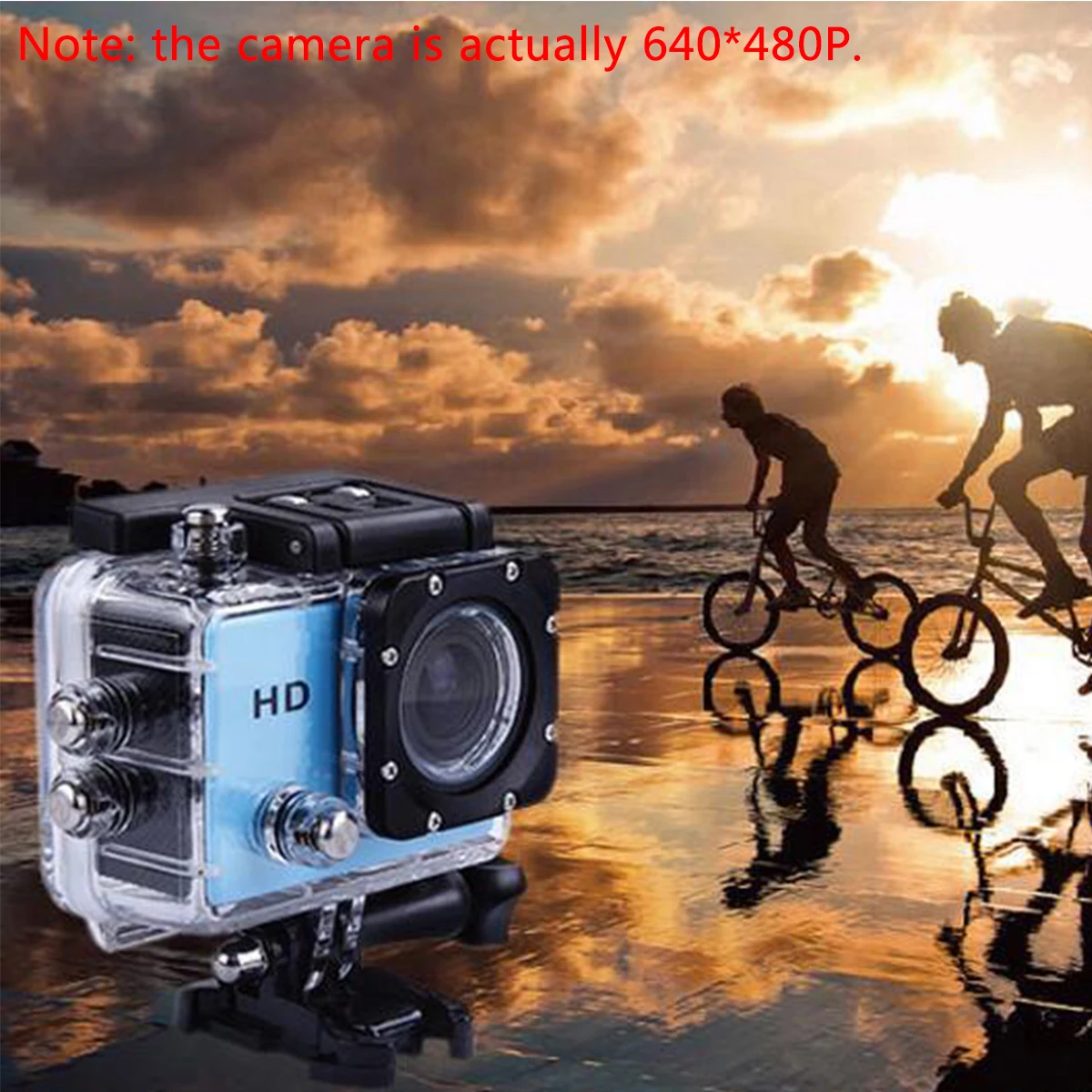 Спортивная Экшн камера SJcam DVR0001 Freestyle 2 дюймовый LCD 640P * 480P для дайвинга 30 м