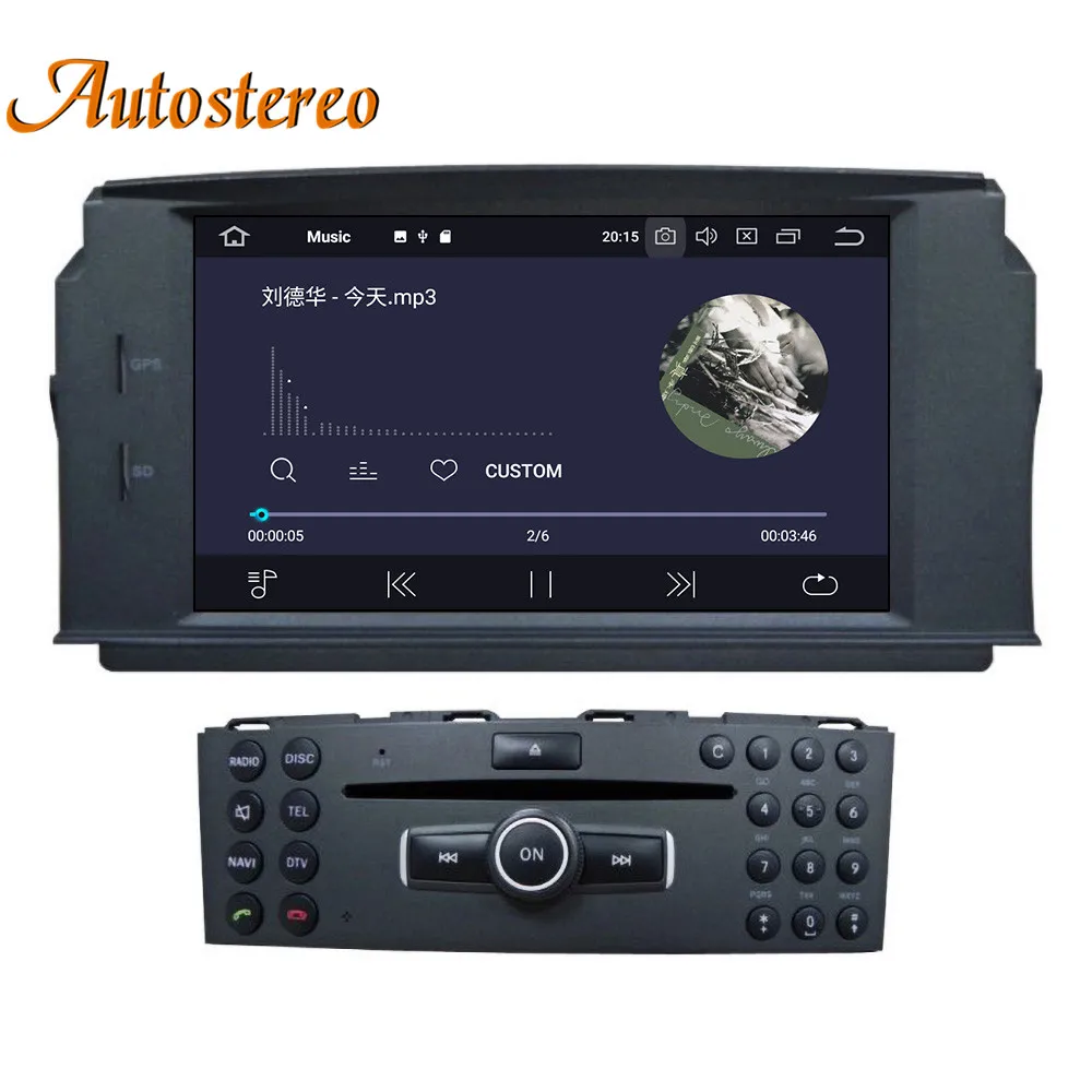 DSP Android 9,0 64 ГБ Автомобильный gps навигатор dvd-плеер для MERCEDES BENZ C Class C180/C200/C230 W204 автомобильное радио стерео головное устройство