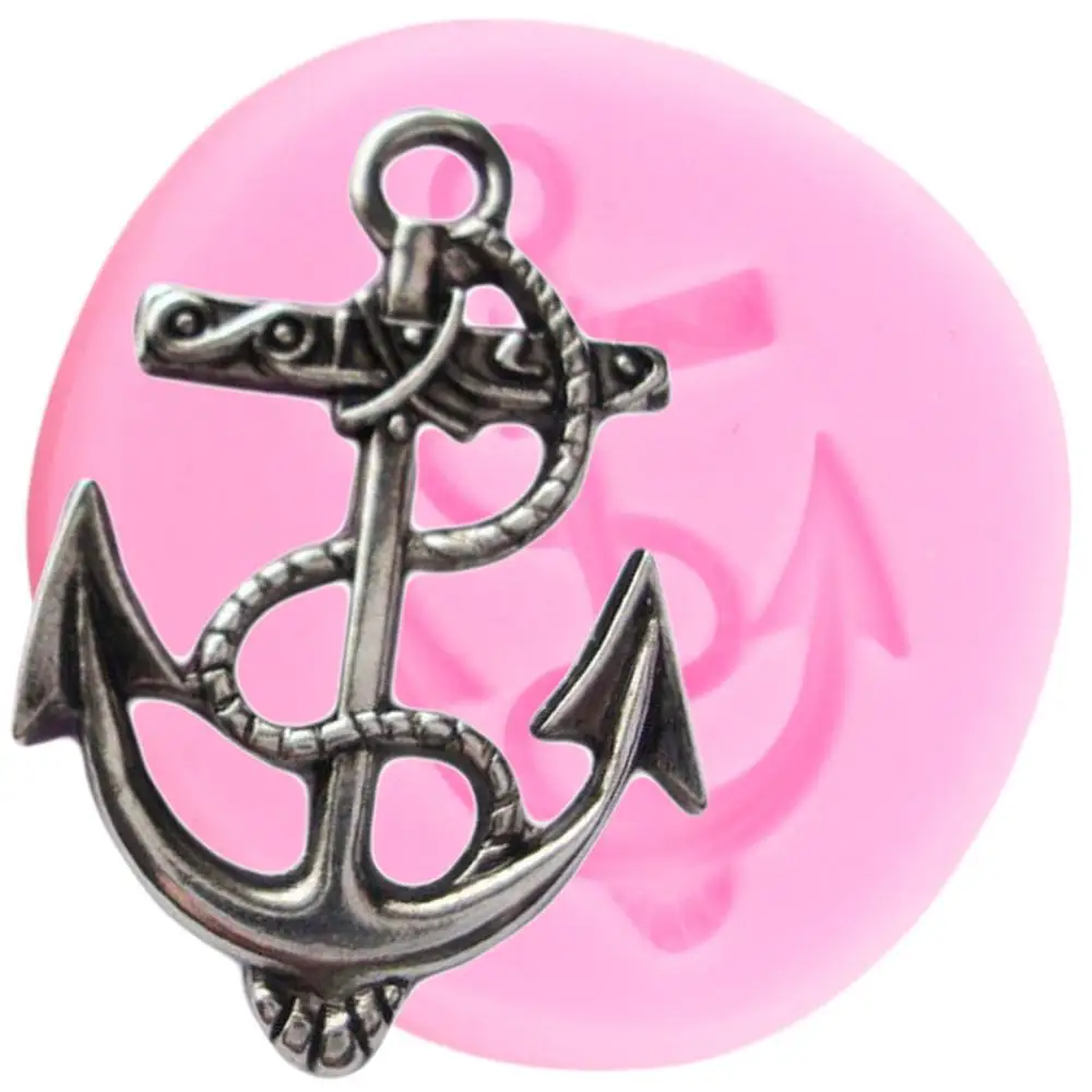 Силиконовая форма с якорем зеркальные кухонные формы для выпечки| |