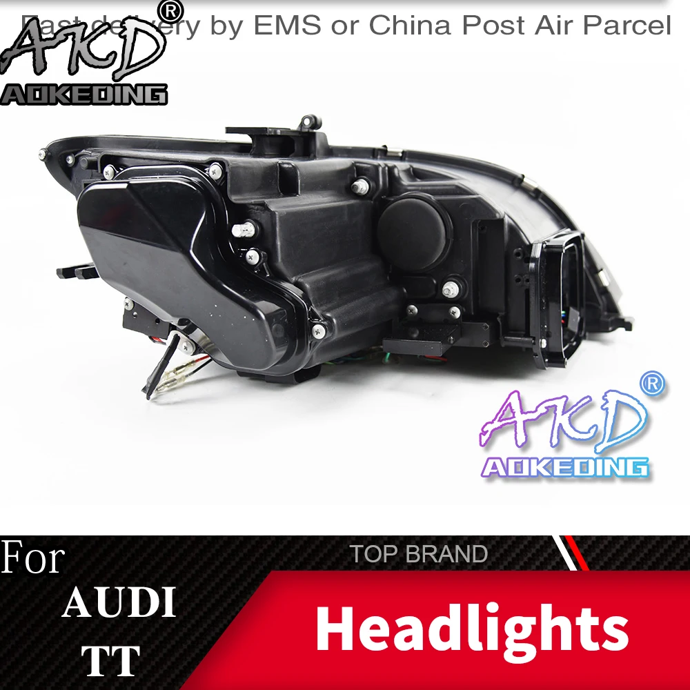 Автомобильная лампа AKD для головки TT светильник 2006-2012 DRL H7 светодиодный Bi