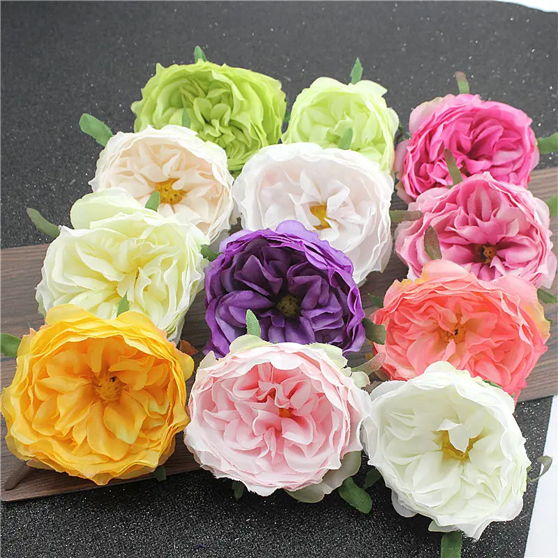 5 шт. свадебные цветы Камелия вечерние венки для украшения дома рукоделие