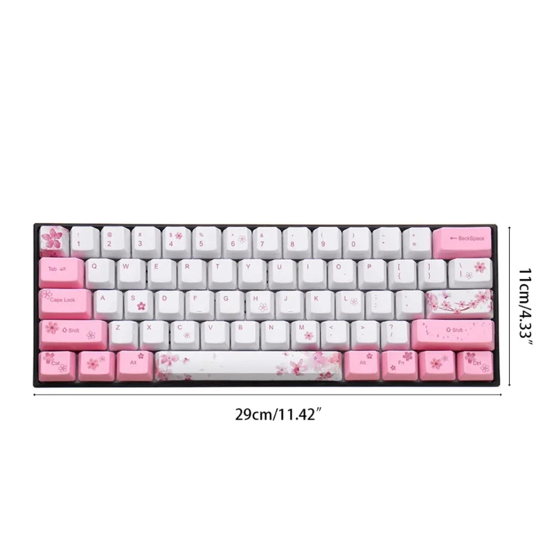 

Custom Keycaps Suitable for RK61 Gans Alt61 Anne Pro GH60 iquix Mechanical Keyboards 71 Key Set OEM Profile PBT Keycaps