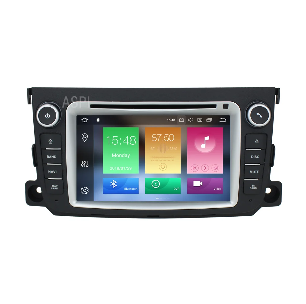 4G Android 8 0 автомобильный DVD плеер для Mercedes/Benz Smart Fortwo 2011 2014 двойной DIN Автомобильный