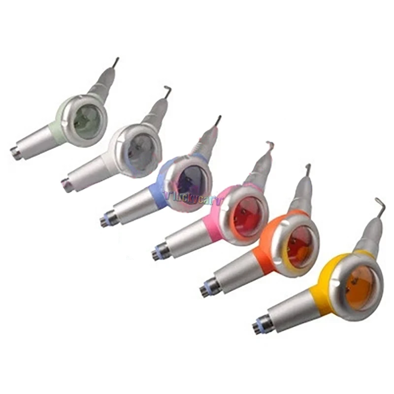 

1pc Dental Air Polishing Handpiece Teeth Polisher for 4-hole/2-hole 6colors for choose jet airflow oral hygiene tooth whitening