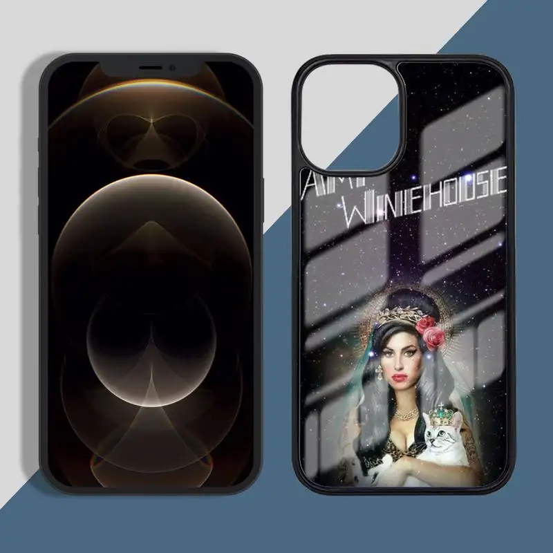 

Amy Winehouse Phone Case PC for iPhone 11 12 pro XS MAX 8 7 6 6S Plus X 5S SE 2020 XR