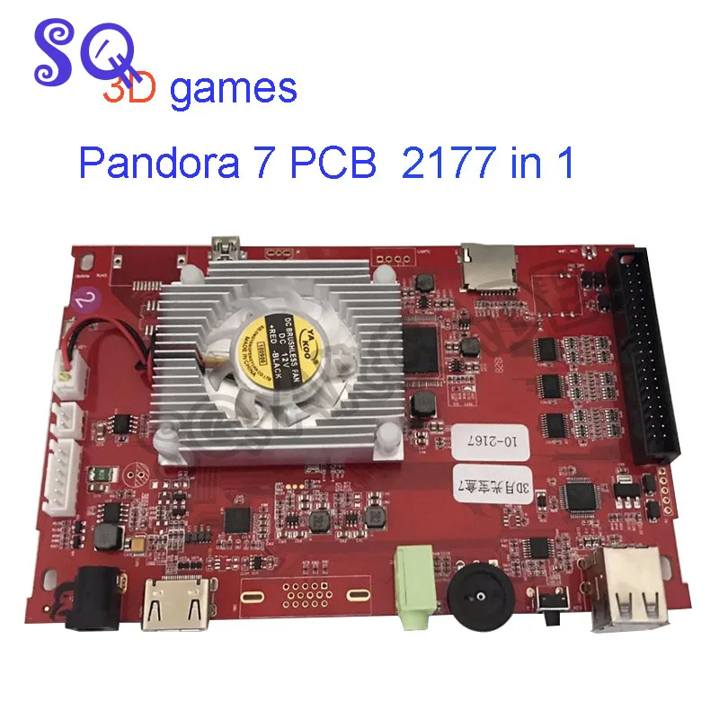 

Игровая консоль Pandora's X 2177/2323 в 1, 103D, Домашняя версия, материнская плата VGA HMDI, выход «сделай сам», игровая аркадная консоль, usb-джойстик