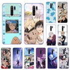 Мягкий силиконовый чехол из ТПУ для телефона Xiaomi Redmi 9a, 9C, 8, 8A, 7A, Note 10, 9, 9S, 9T, 8T, 8, 7 Pro, Mi POCO X2, X3, F1, Yuri на льду, чехол с аниме