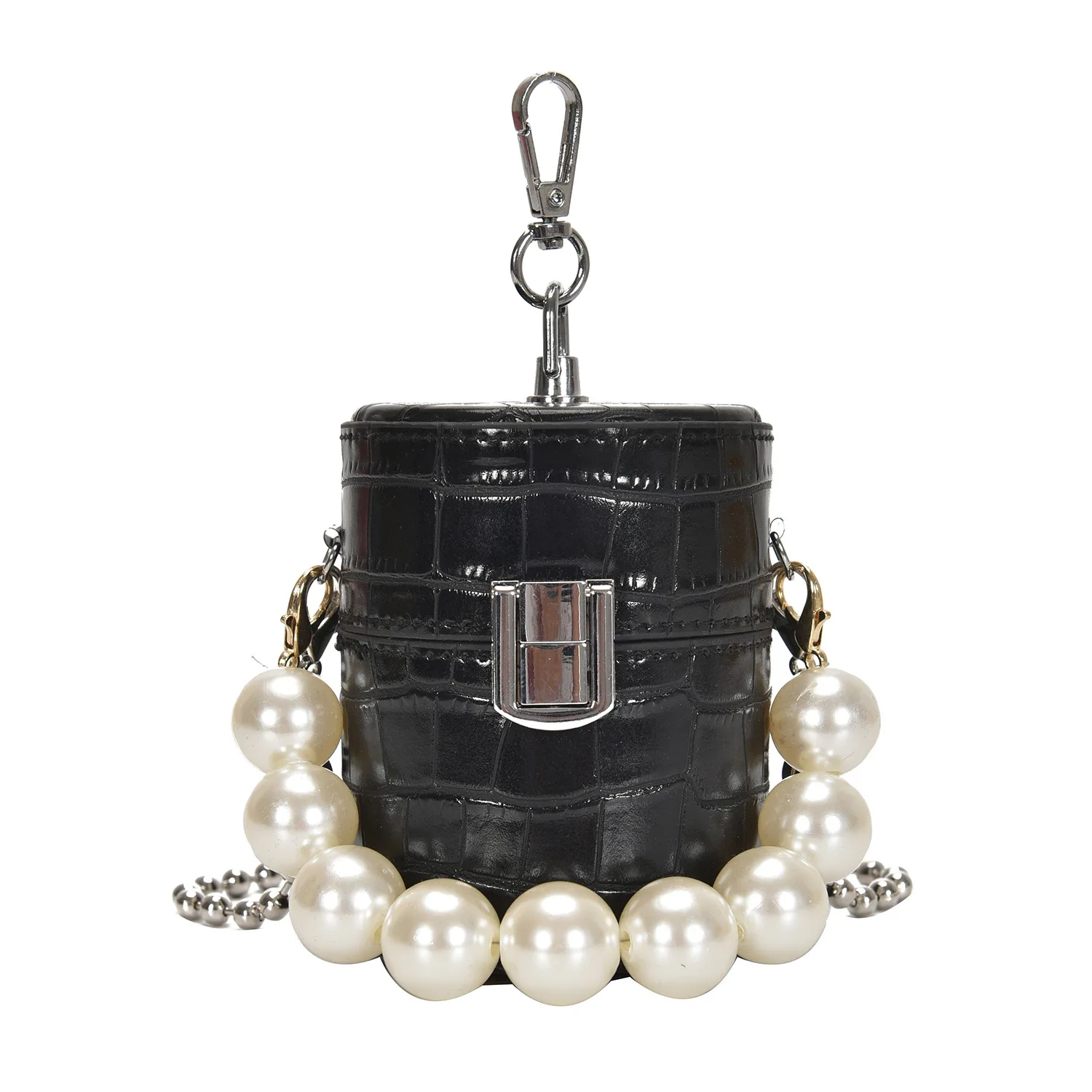 

Женская сумочка-мешок с жемчужинами и камнями, Свадебный клатч, кошелек, сумка, женские сумки через плечо с металлической цепочкой