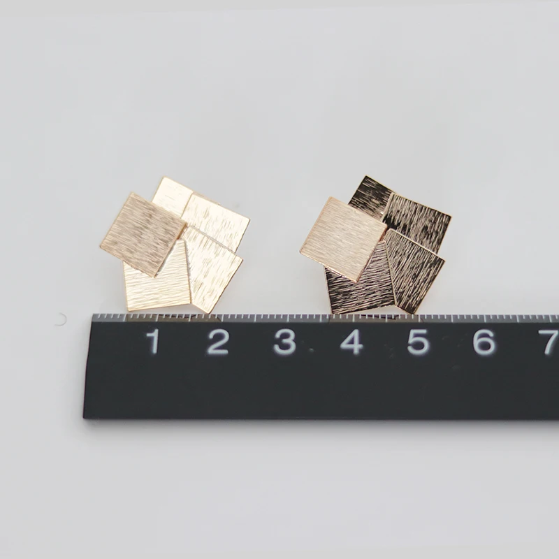 Stud Earrings Irregular Metal Women Vintage Push-back Earings Fashion Jewelry | Украшения и аксессуары
