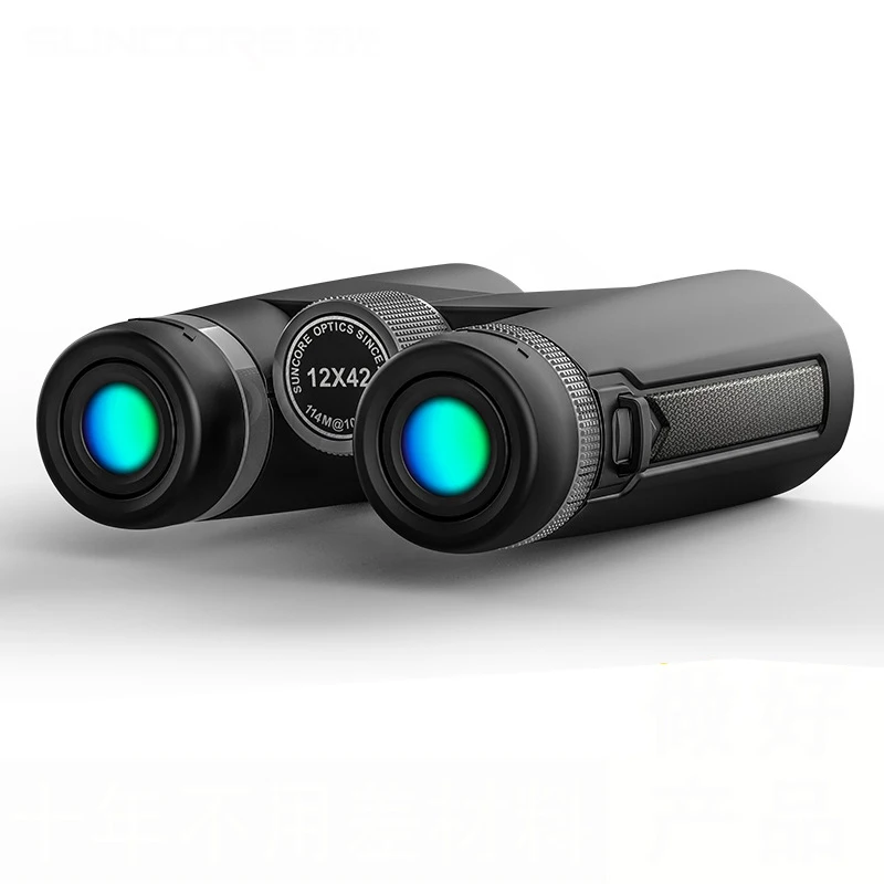 12X42 Профессиональный бинокль с адаптером для телефона HD компактный