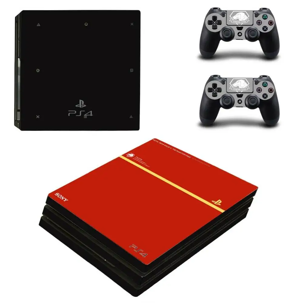 Металлическая Шестерня PS4 Pro наклейка s PS 4 Play station Виниловая для playstation консоль и