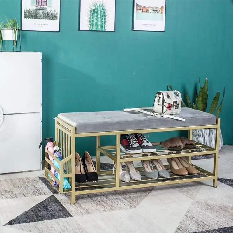 Скандинавский табурет для обуви домашний шкаф длинный простой сидения на диване