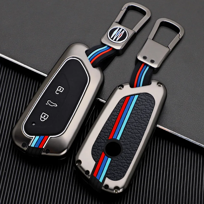 

Car Key Case Remote Control Protector Cover Skin 3 Button Smart Keychian Holder For VW Volkswagen Golf 8 Mk8 2020 Skoda