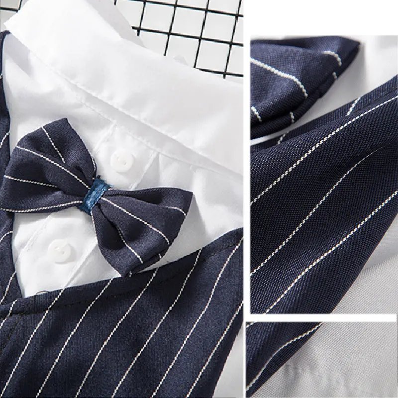 

Bowtie Tuxedo Dog Christmas Clothes Gentleman Dog Clothes Hot Wedding Suit Formal Shirt For Small Dogs Pet Costume Cat Clothes