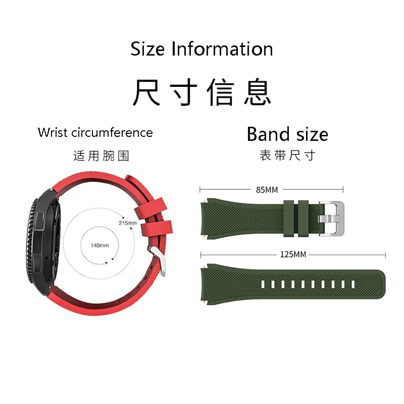 

Watch Band for Samsung Galaxy Watch 46mm/42mm/active 2 Gear S3 Frontier/huawei Watch Gt 2e/2/gts Strap 20/22mm Watch Strap