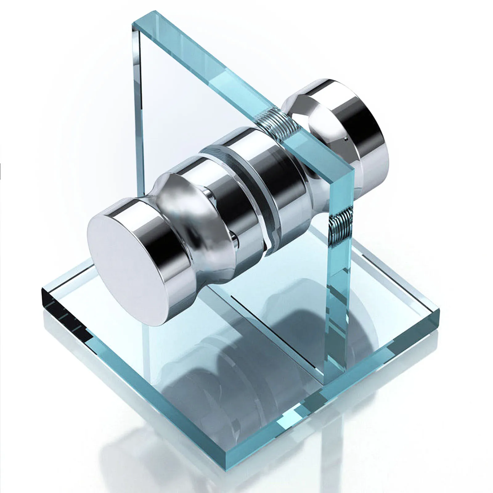 Однотонная ручка для ванной комнаты из нержавеющей стали двусторонняя одно