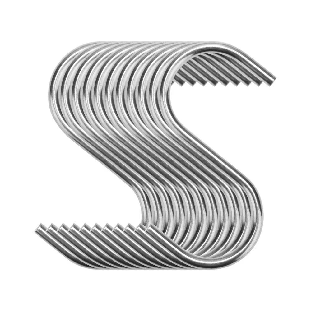 10 шт. S образные крючки для хранения одежды|Крючки и направляющие| |