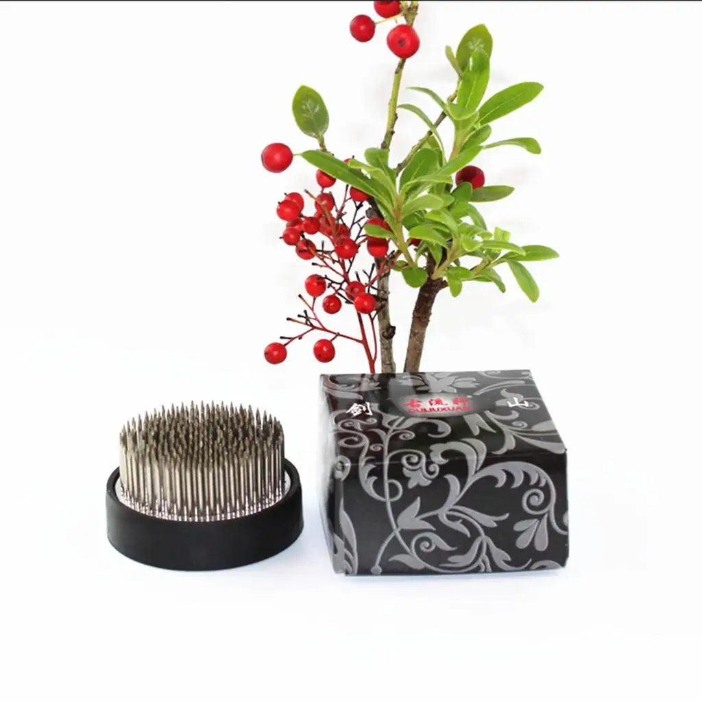 

Japanese Style Ikebana Kenzan Floral Pin Holders Non-slip Spiky Flower Frog Flower Arrangement Base Japanese Floral Art Tool
