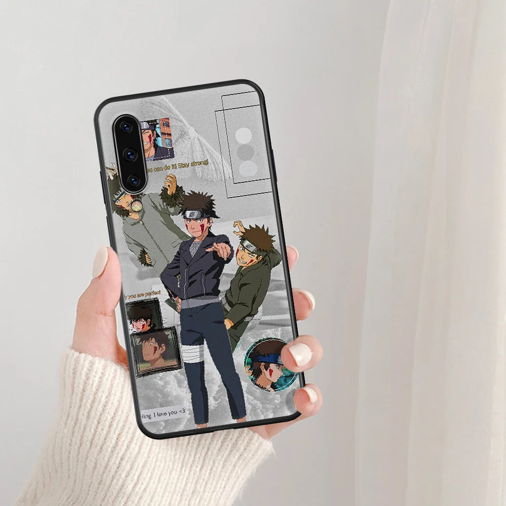 

Naruto Inuzuka Kiba Phone Case For Samsung Galaxy A 5 7 8 10 20 20E 21S 30 30S 40 50 51 70 71 black Back Silicone Cell Tpu