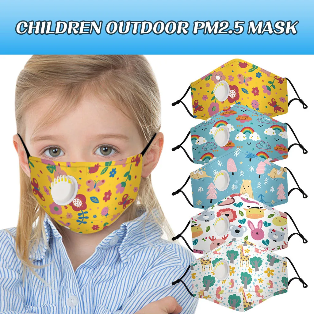 Многоразовые Maska дети Facemask пылезащитный Pm2.5 ветрозащитный туманный туман