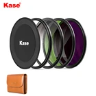 Профессиональный комплект магнитных фильтров Kase 727782 мм (Магнитный адаптер + ND1000 + мягкий GND0.9 + CPL + крышка объектива + фильтр-мешок)