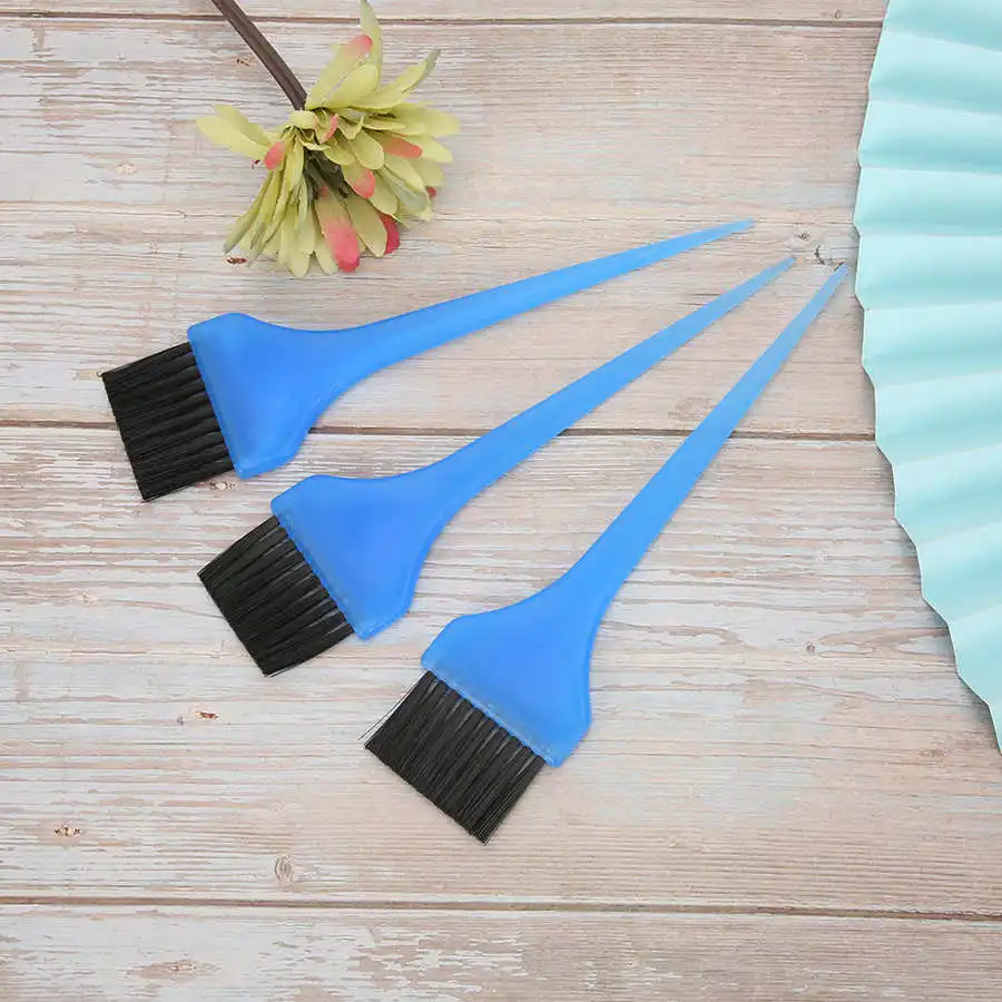 

Hair Brush 3pcs Hair Dye Brush Hairdressing Bleach Application Brush for Barber Shop Hair Salon Hair Brush