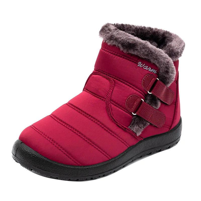 

2021Women Boots Winter Shoes Woman Warm Snow Boots Ankle Boots For Female Winter Shoes Botas Mujer Plush Booties Waterproof