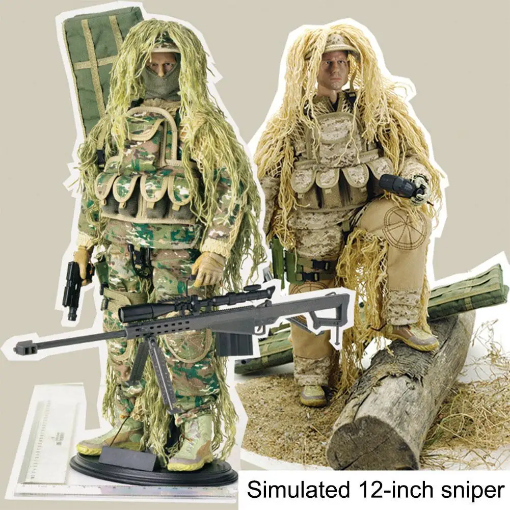 Реалистичная снайперская игрушка в джунглях 1:6 30 см 12 дюймов военная модель