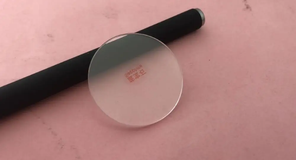 Бесплатная доставка 1 шт 5 мм толстый вогнутый Двойной Купол Круглый сапфир для