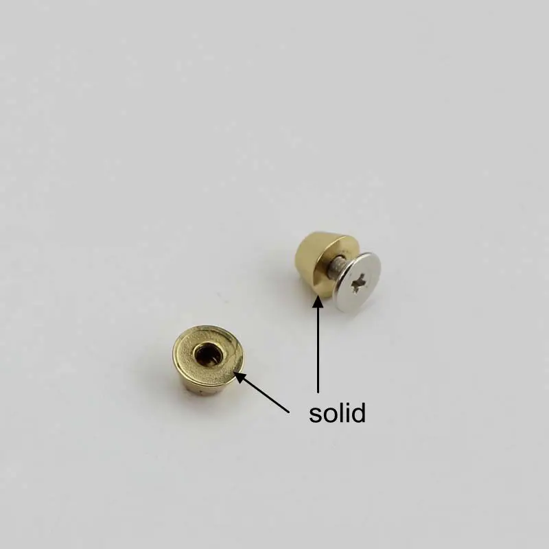 

Solid stud 8*5.5*5mm tower head studs with 5mm screw base for fashion bags bracelets shoes metal,Copper studs 100PCS wholesale