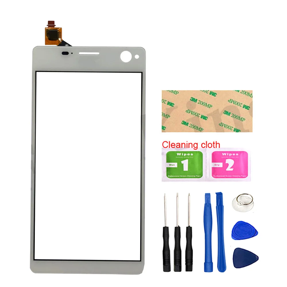 

Touch Screen For Sony Xperia C4 E5303 E5306 E5353 Touch Screen Digitizer Front Glass Panel Sensor Lens DUAL E5333 E5343 E5363