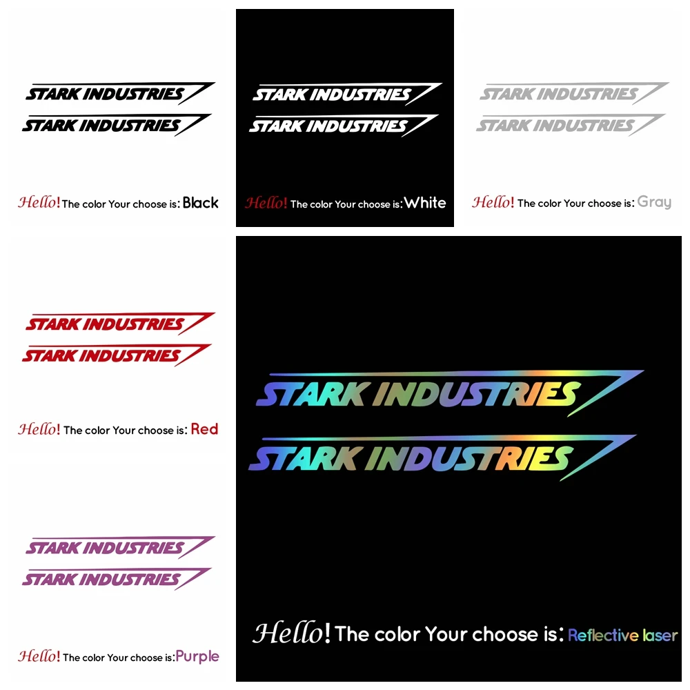 

Free shipping Stark Industries Car Stickers And Decals Car Styling Funny Auto Stickers And Decals Car Accessories