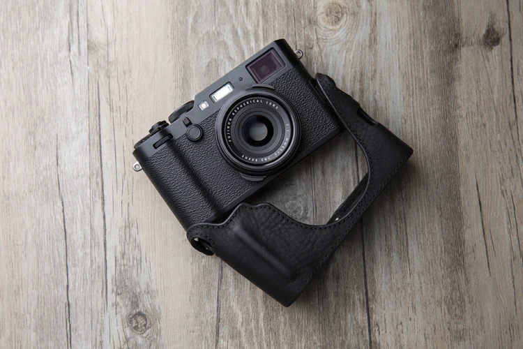 Бренд AYdgcam ручной работы из натуральной кожи чехол для камеры Fujifilm X100F X100-F сумка для камеры половина крышки винтажный Чехол