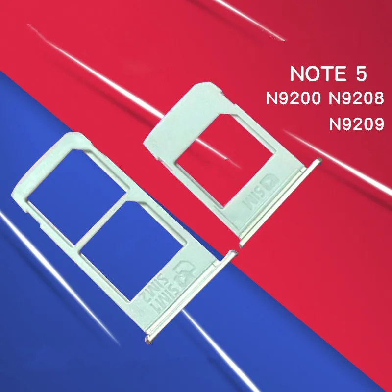 Переходник для Samsung Galaxy Note 5 N9200 слот гнезда лотка адаптеры Micro Sim карт замена