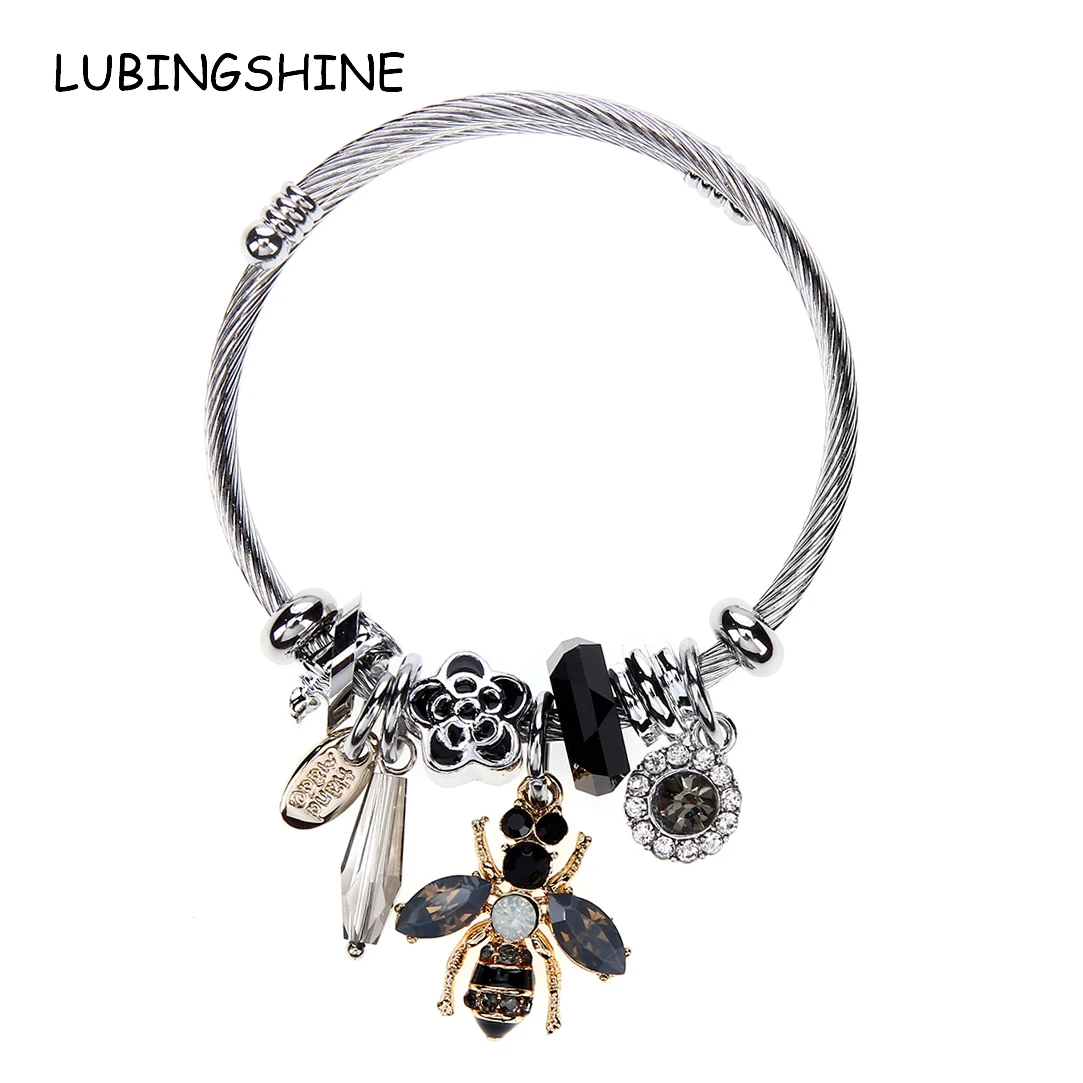 Пчелы Пандоре обаятельные браслеты для женщин и девушек с украшением в виде