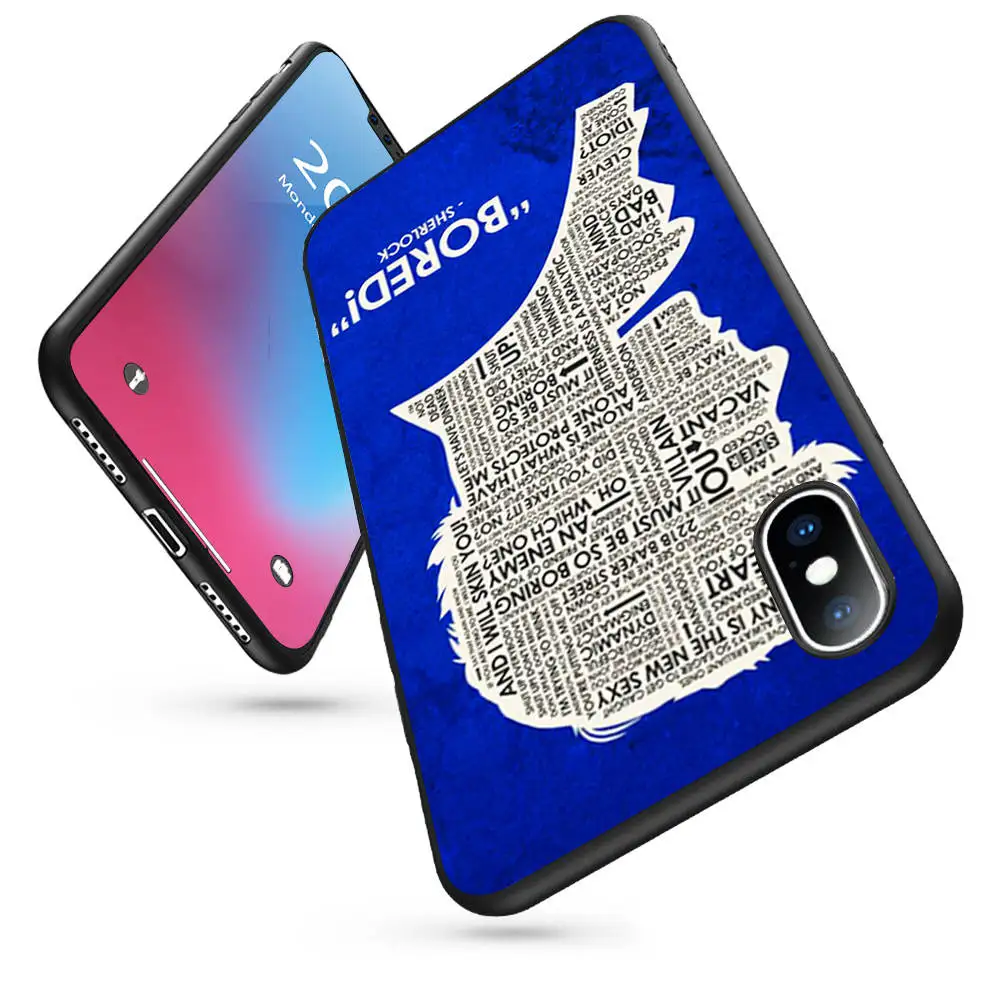 Чехол GOP sherlock bbc с цитатами мягкий силиконовый чехол для телефона iPhone 11 Pro Max X 5S 6 6S XR
