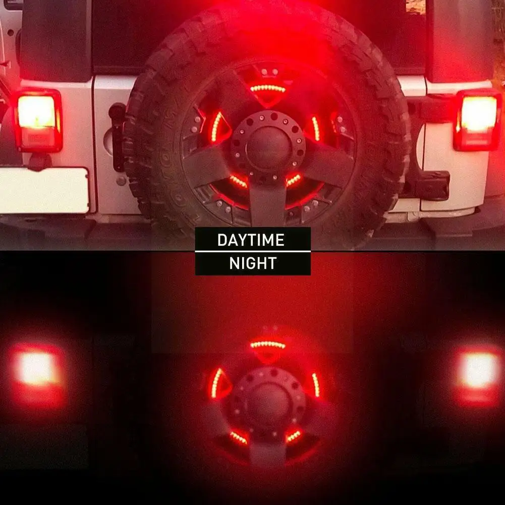 

Для 2007-2016 Jeep Wrangler JL JLU запасной тормоз для шин, светодиодный задний фонарь, колесо 3-й третий N3I8